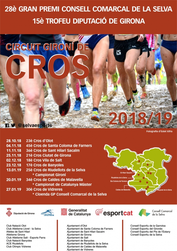 Cartell Circuit Gironi de Cros 2018_19